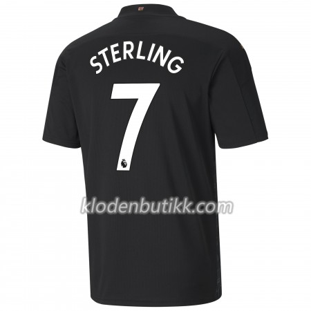 Manchester City Raheem Sterling 7 Borte Fotballdrakt 2020-2021 Kortermet